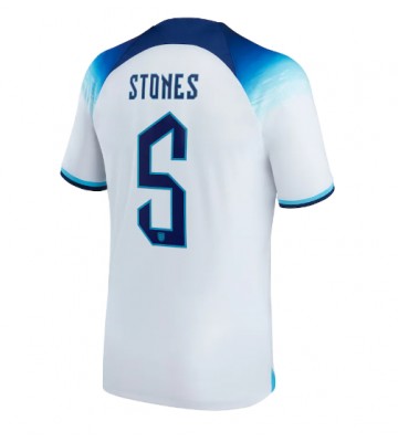 England John Stones #5 Replica Home Stadium Shirt World Cup 2022 Short Sleeve